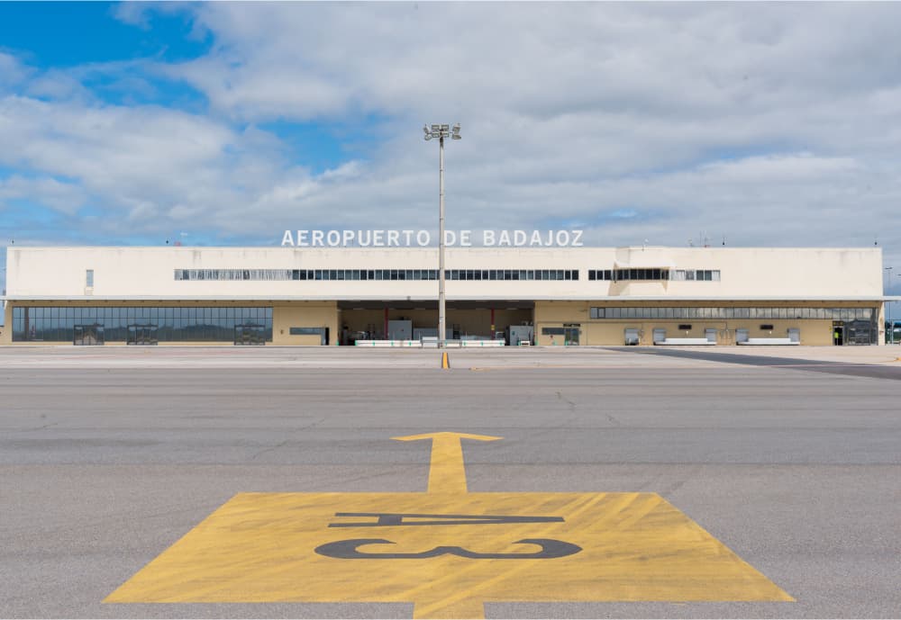 Aeropuerto de Badajoz (terminal y plataforma 1)
