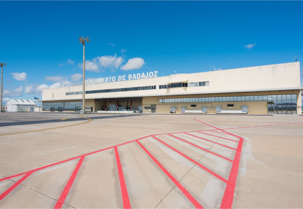 Aeropuerto de Badajoz (terminal y plataforma 2)