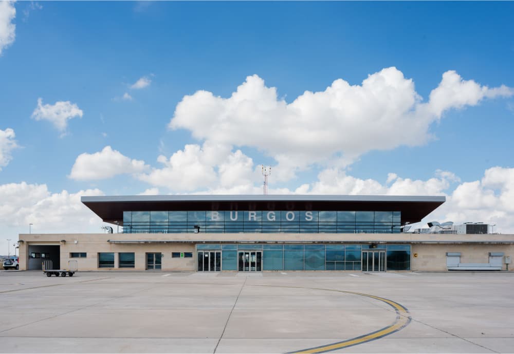 Aeropuerto de Burgos (terminal y plataforma)